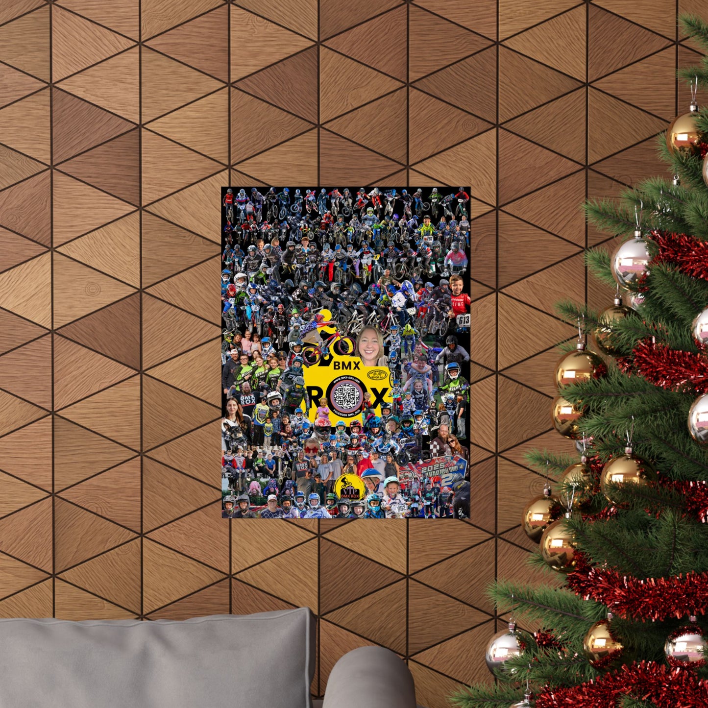 Copy of BMX Racer Matte Vertical Poster - Nate