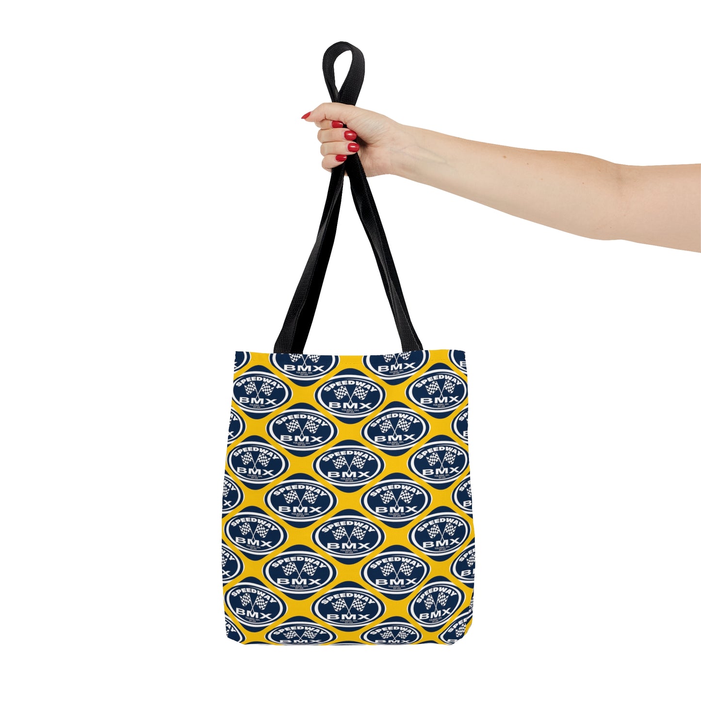 Toledo Speedway BMX Tote Bag U of M Colors
