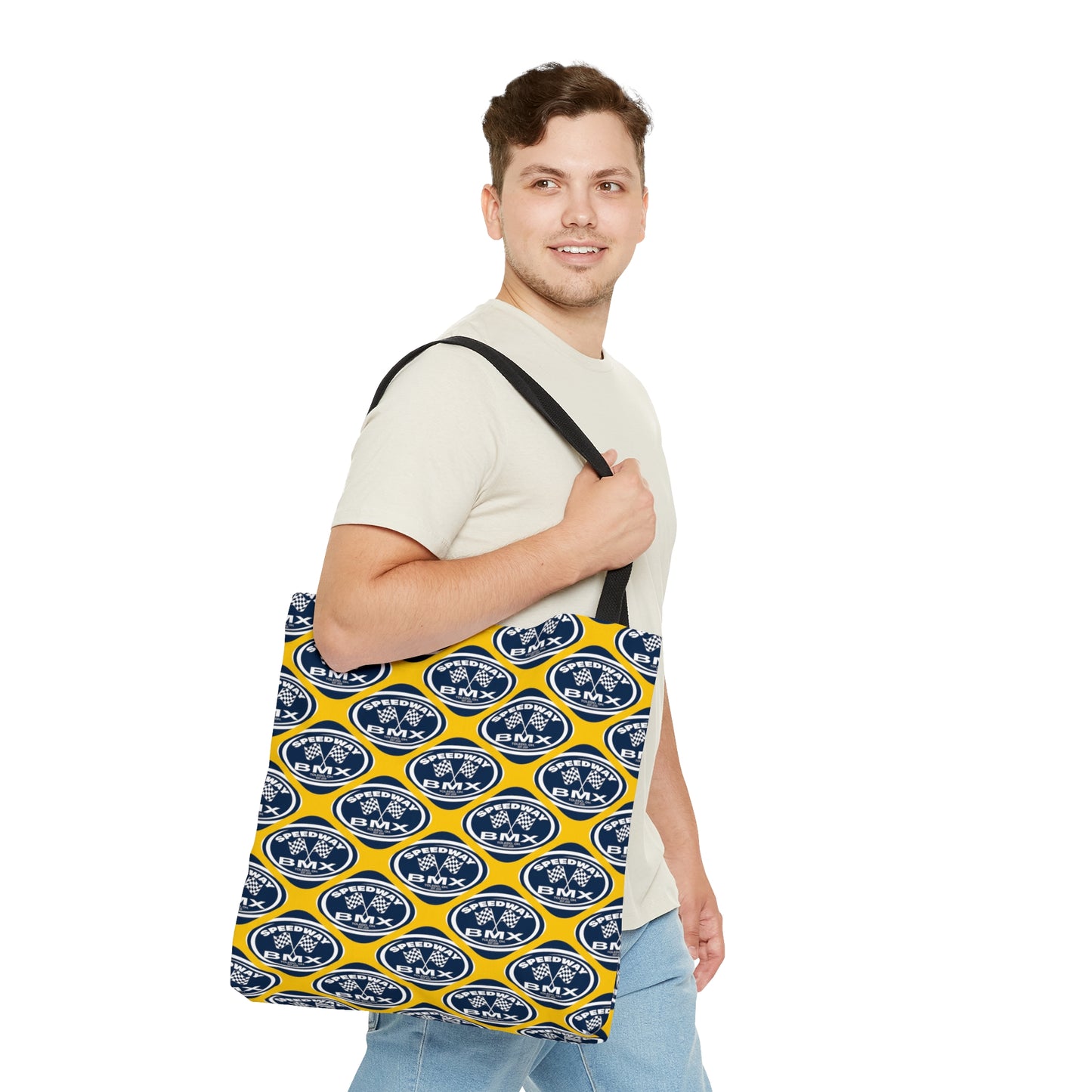 Toledo Speedway BMX Tote Bag U of M Colors