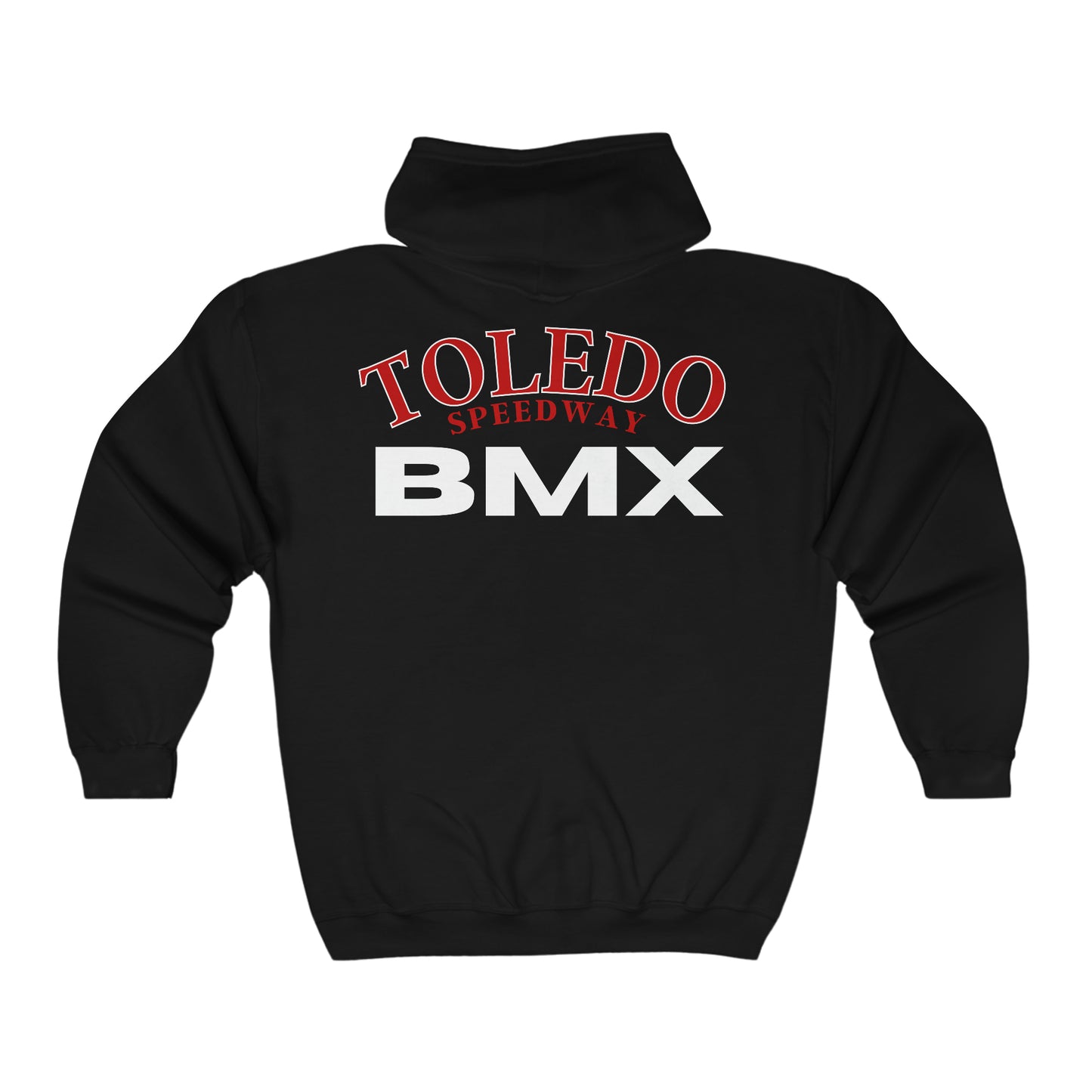 Toledo Speedway BMX Unisex Heavy Blend™ Full Zip Hooded Sweatshirt