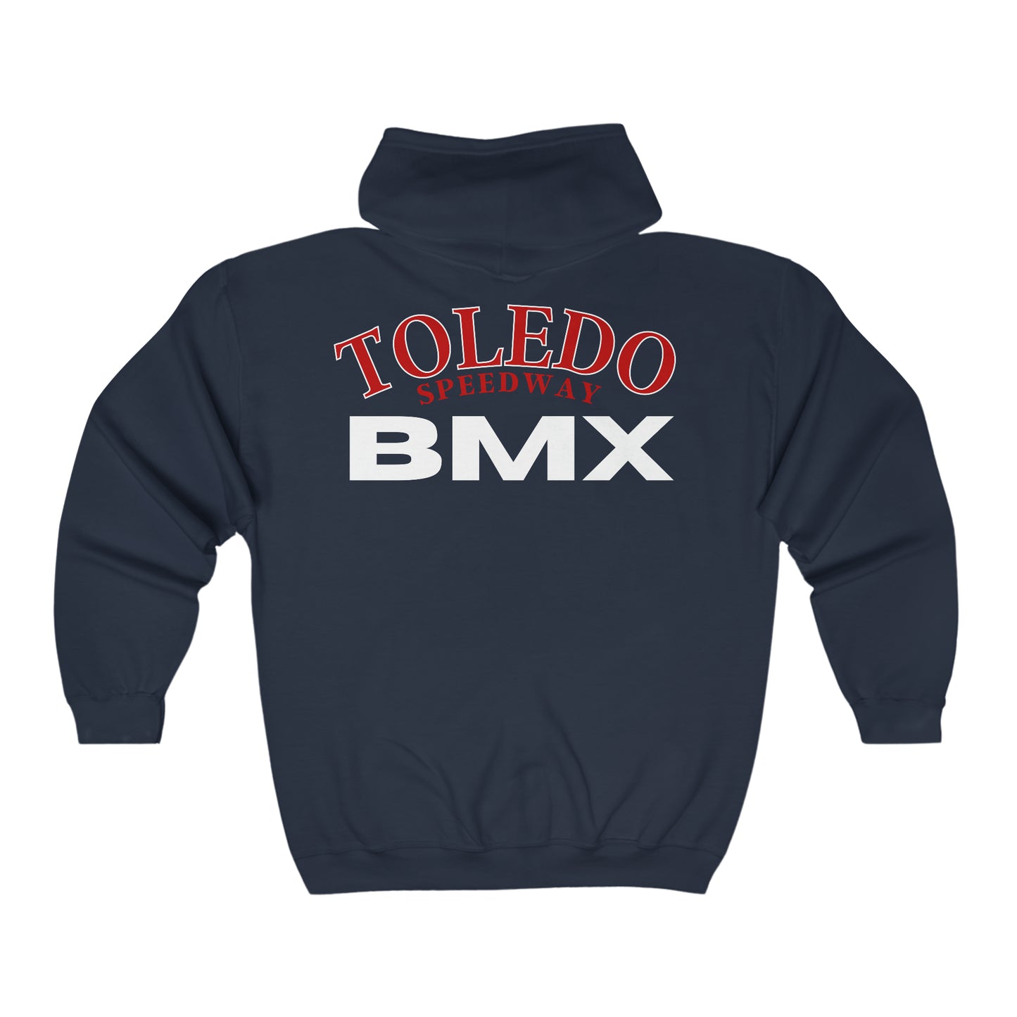 Toledo Speedway BMX Unisex Heavy Blend™ Full Zip Hooded Sweatshirt