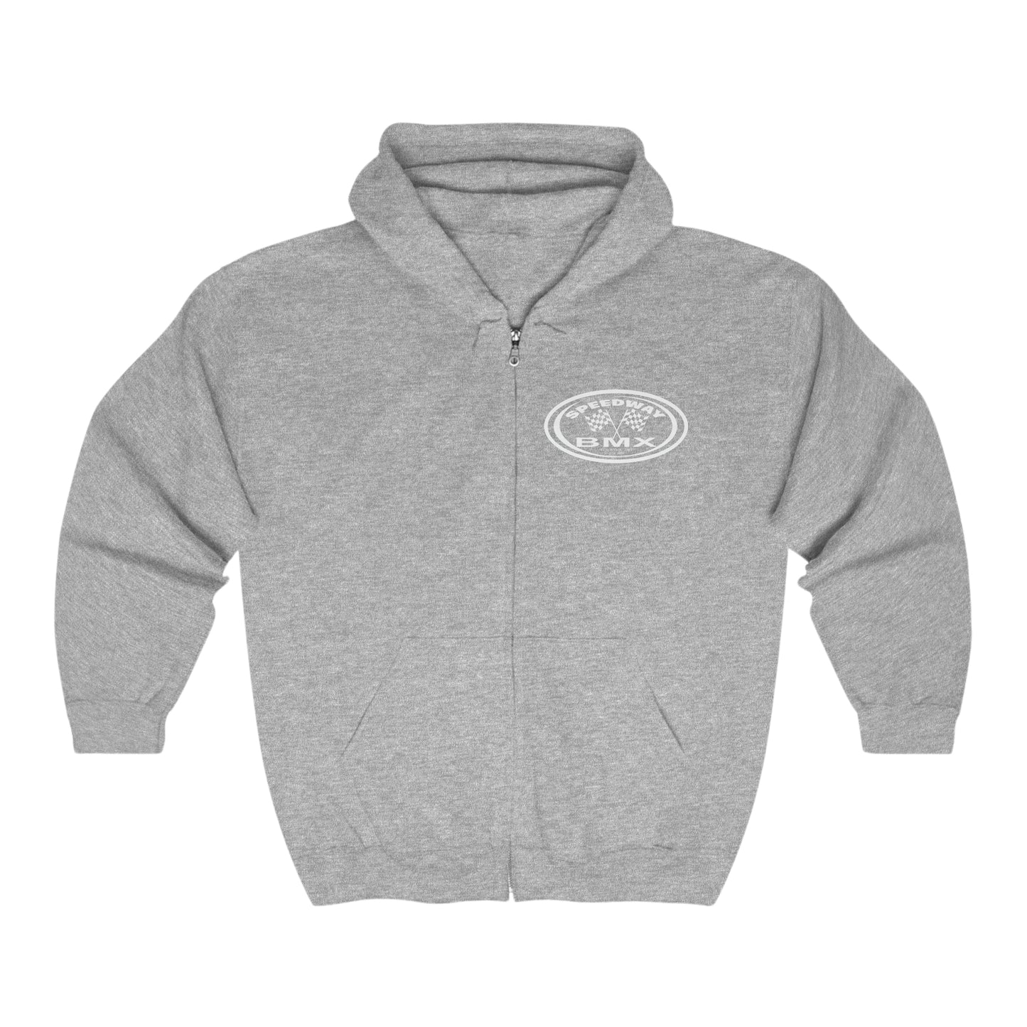 Toledo Speedway BMX Unisex Heavy Blend™ Full Zip Hooded Sweatshirt