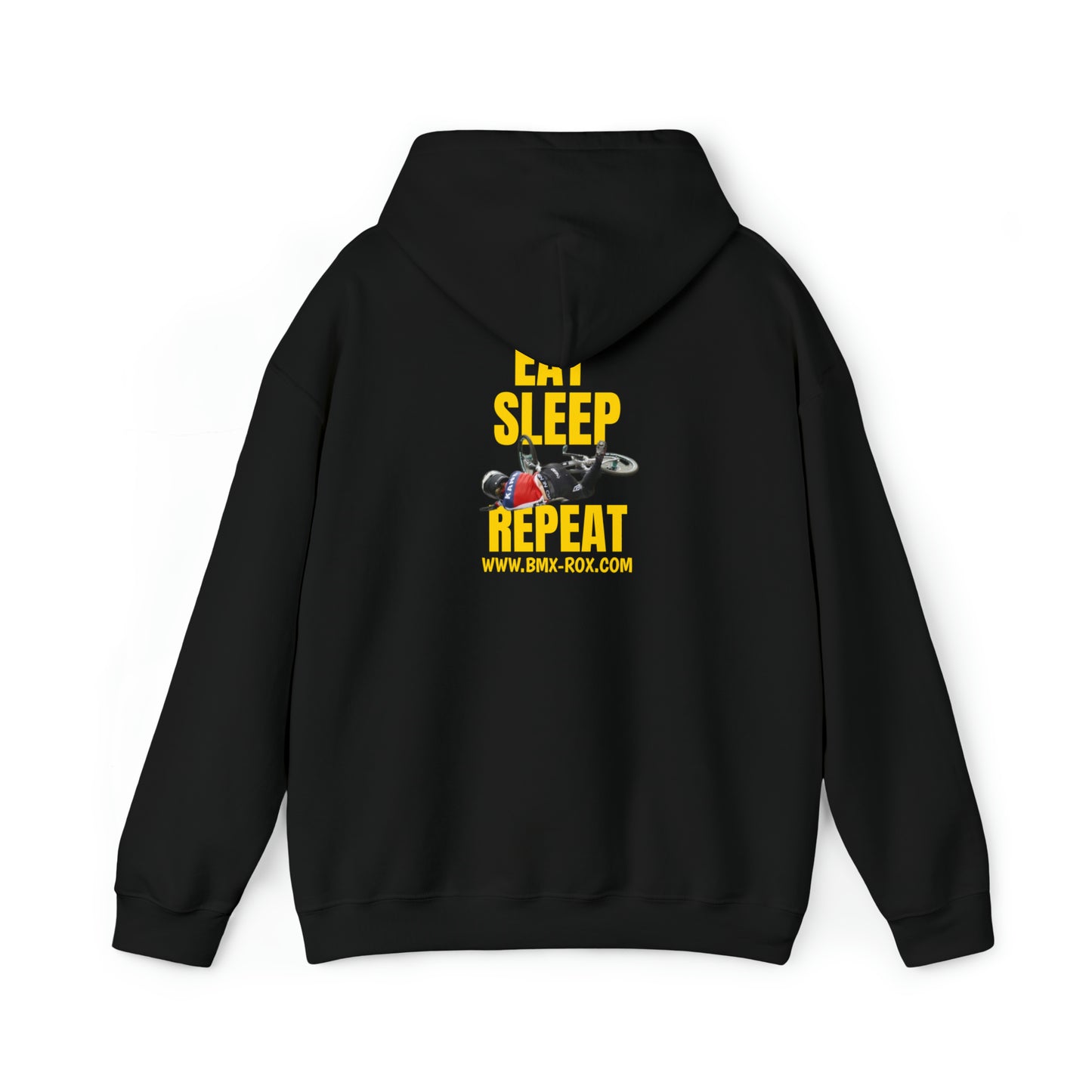 Carly Kane, Unisex Heavy Blend™ Hoodie, Eat, Sleep, Race, Repeat.