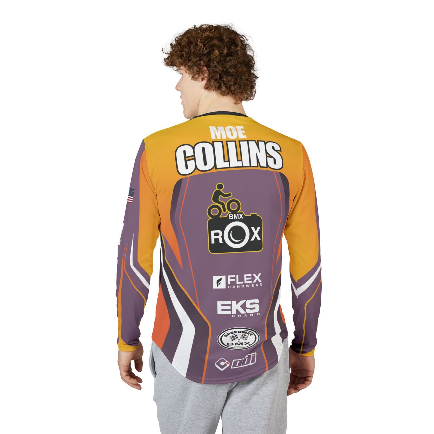 Copy of BMX Racing Long Sleeve Jersey — Rox Team Graphic UV Protection Shirt