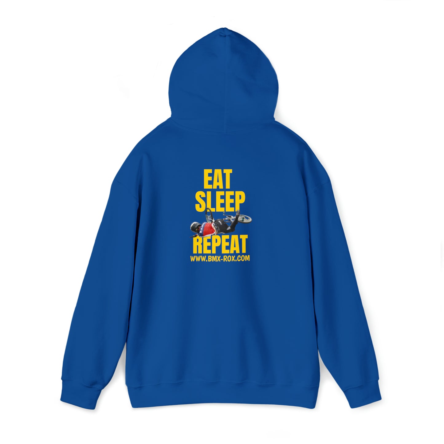 Carly Kane, Unisex Heavy Blend™ Hoodie, Eat, Sleep, Race, Repeat.