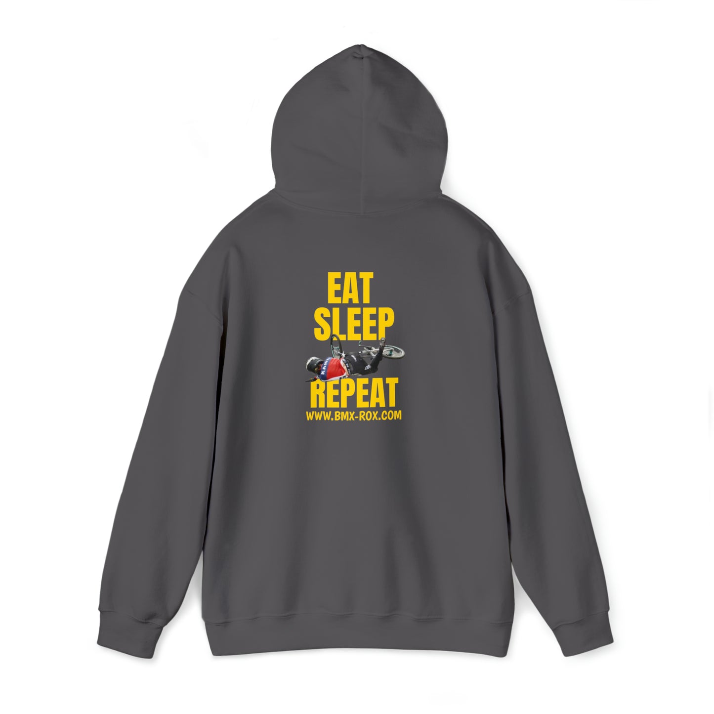 Carly Kane, Unisex Heavy Blend™ Hoodie, Eat, Sleep, Race, Repeat.