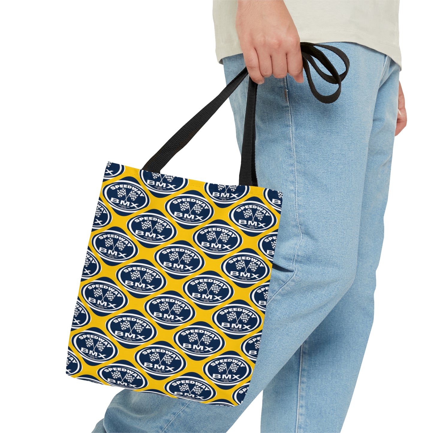 Toledo Speedway BMX Tote Bag U of M Colors