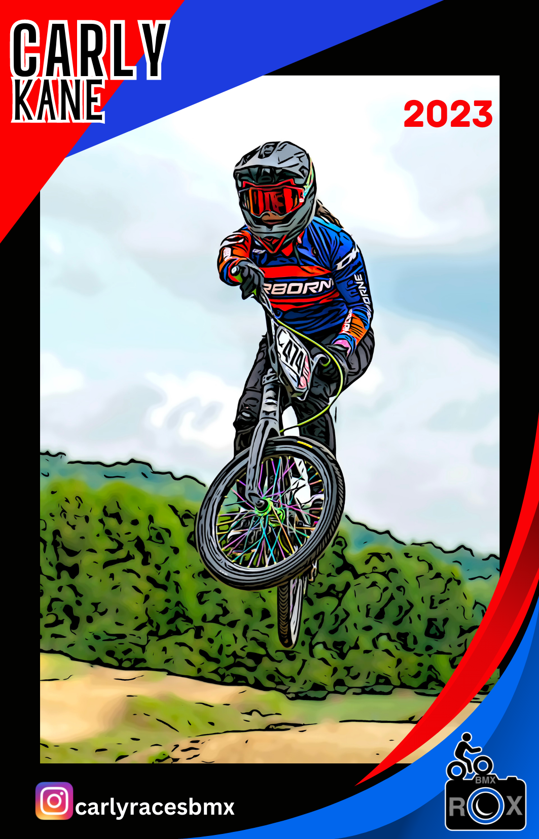 BMX ROX Trading Card Stickers - 10 Surprise Mixed Cards from the “Who’s Who Collection”