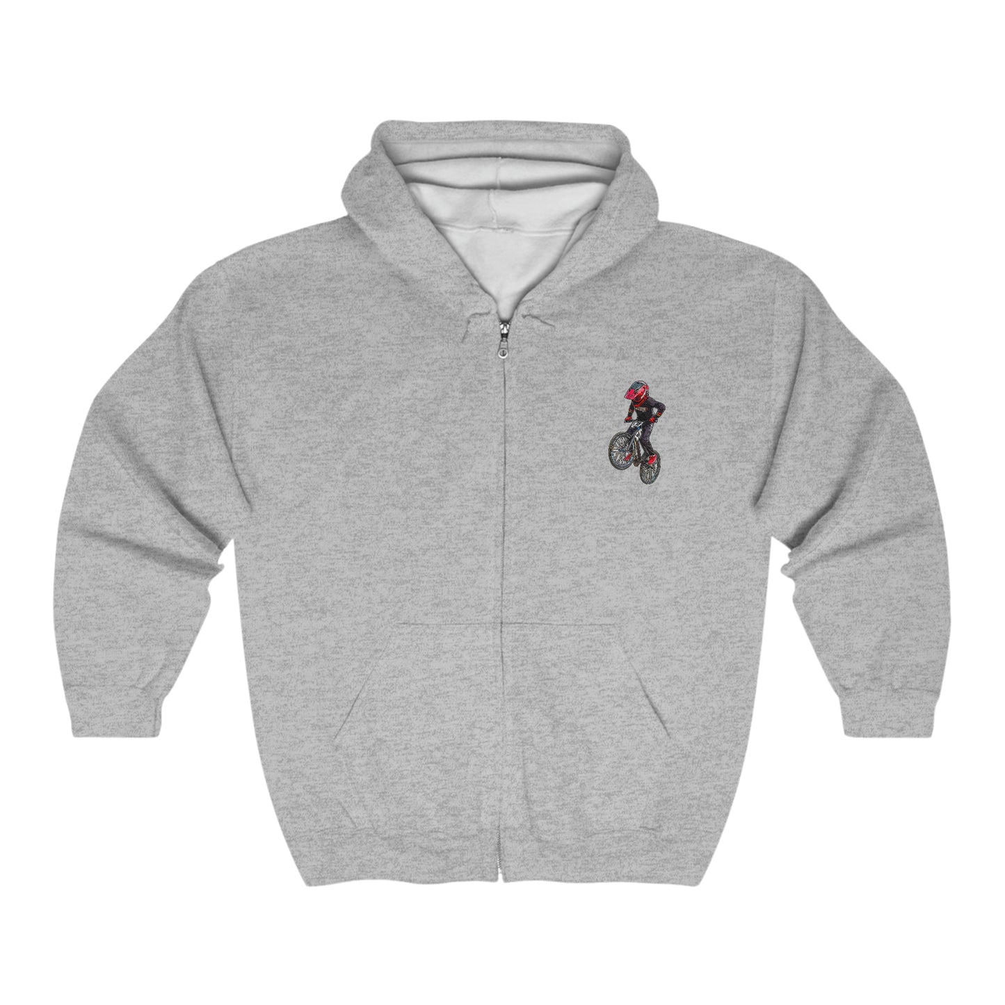 Unisex Heavy Blend™ Full Zip Hooded Sweatshirt Hot Rod Hank
