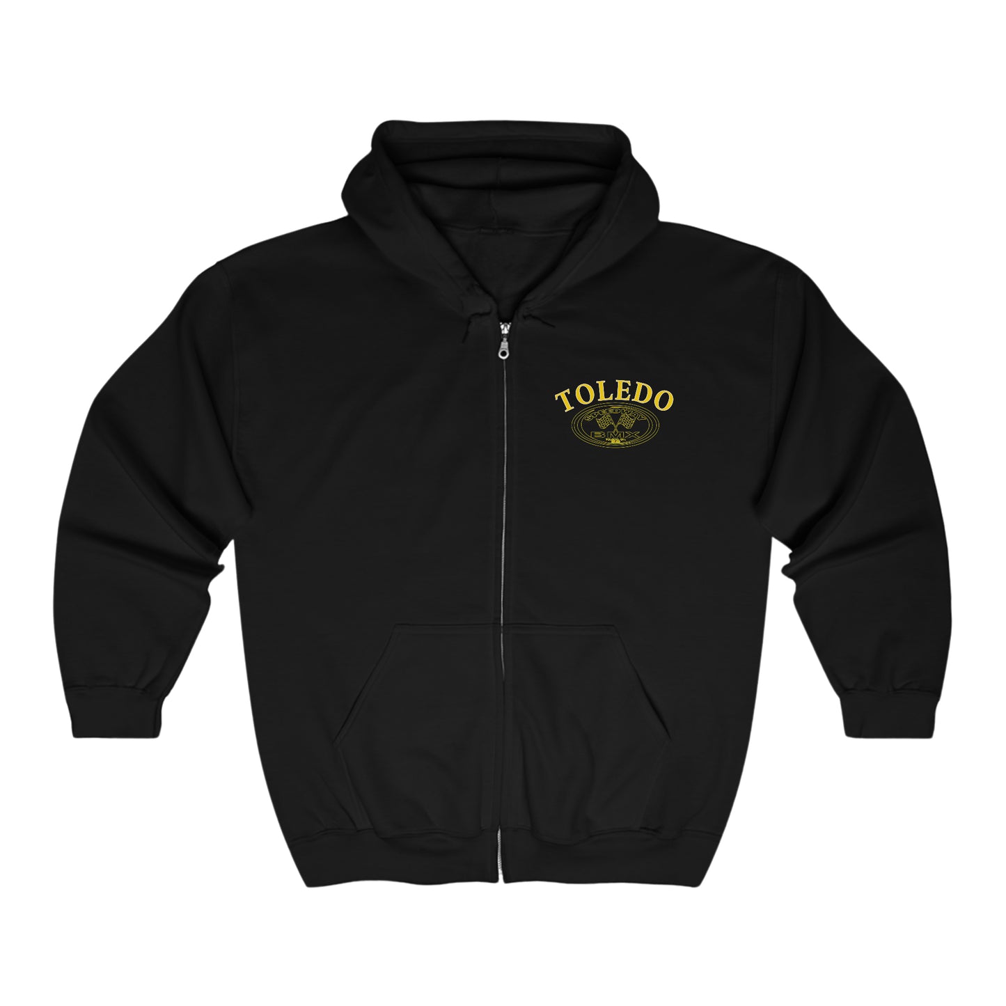Toledo Speedway BMX Unisex Heavy Blend™ Full Zip Hooded Sweatshirt