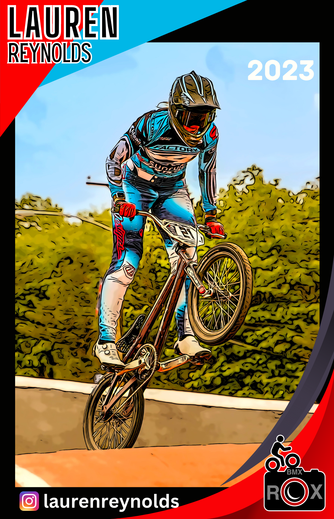 BMX ROX Trading Card Stickers - 10 Surprise Mixed Cards from the “Who’s Who Collection”