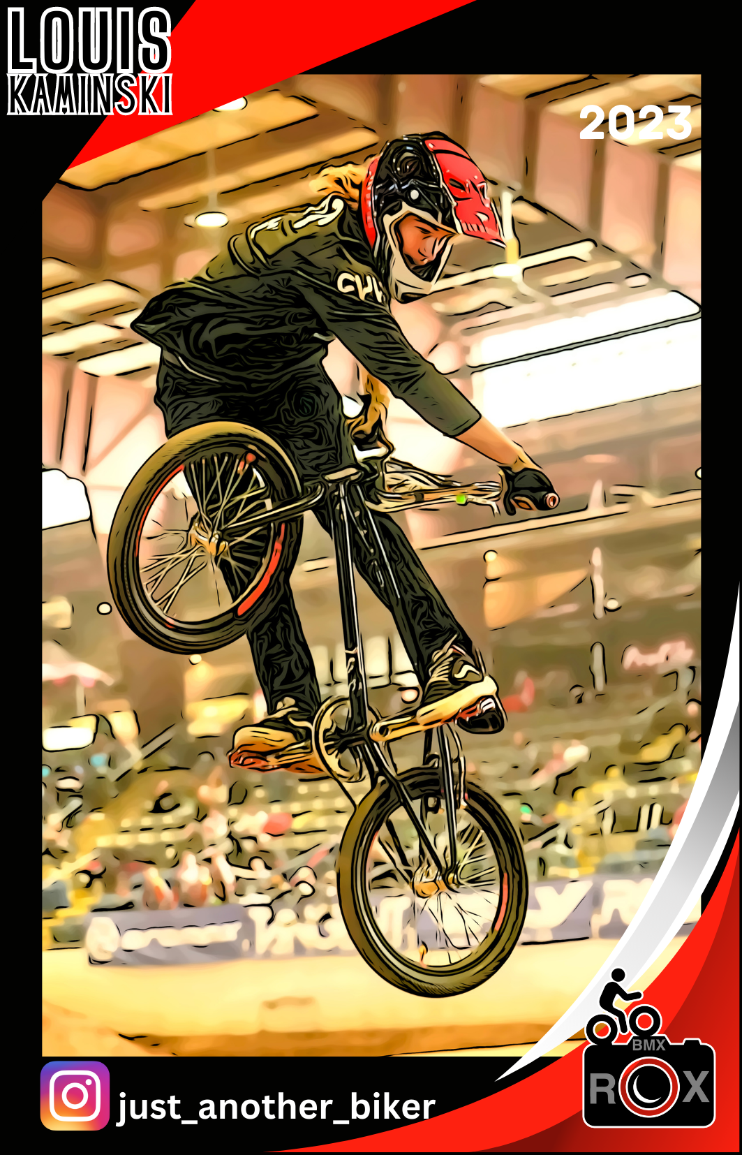 BMX ROX Trading Card Stickers - 10 Surprise Mixed Cards from the “Who’s Who Collection”