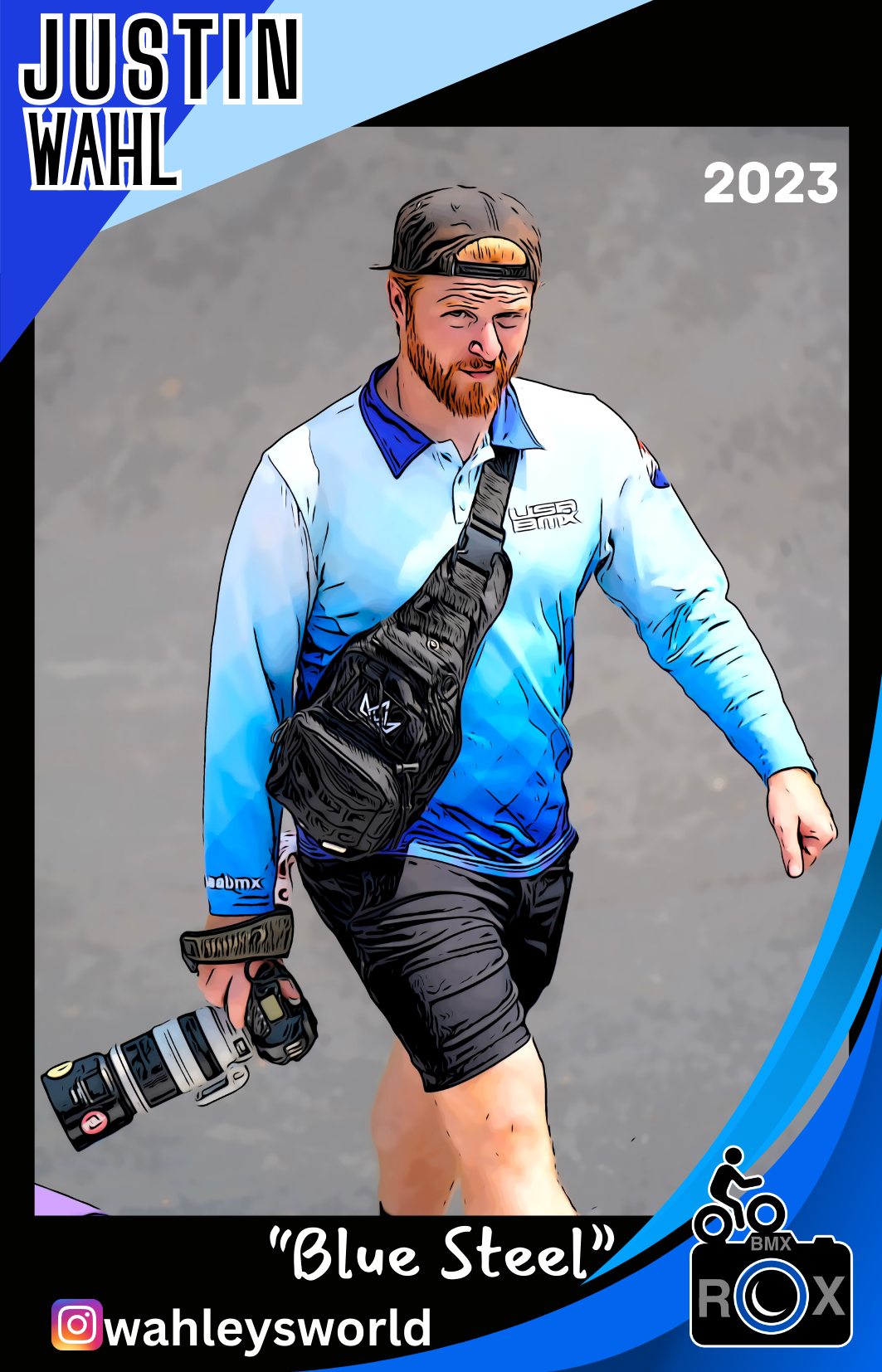 BMX ROX Trading Card Stickers - 10 Surprise Mixed Cards from the “Who’s Who Collection”