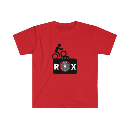 Unisex Softstyle T-Shirt - BMX ROX Logo
