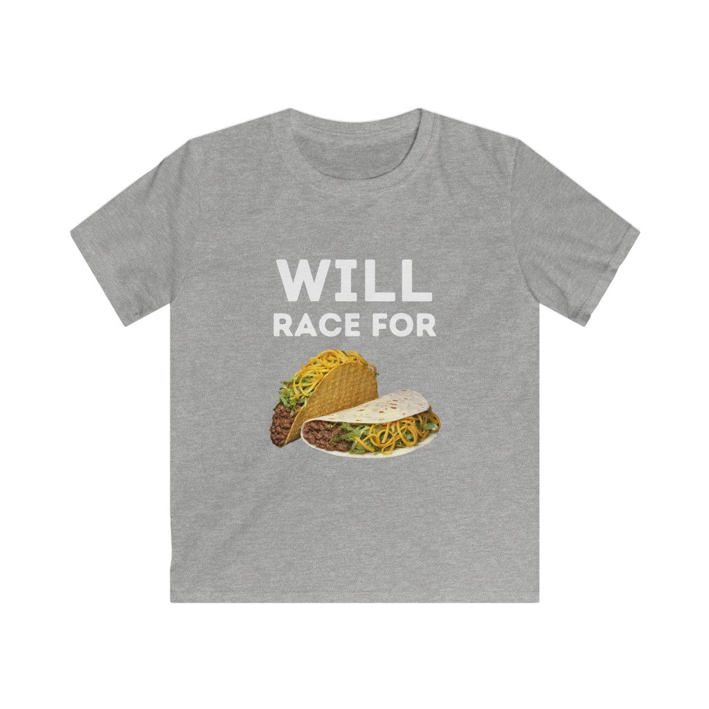 Kids Softstyle Tee - Race for Tacos
