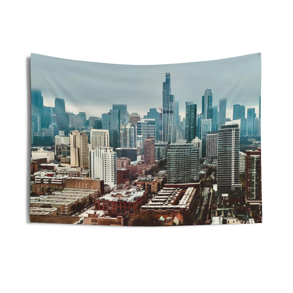 Indoor Wall Tapestries - Chicago Skyline