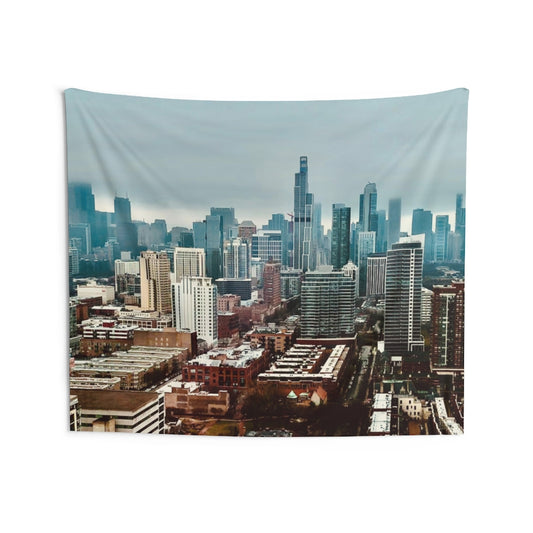 Indoor Wall Tapestries - Chicago Skyline