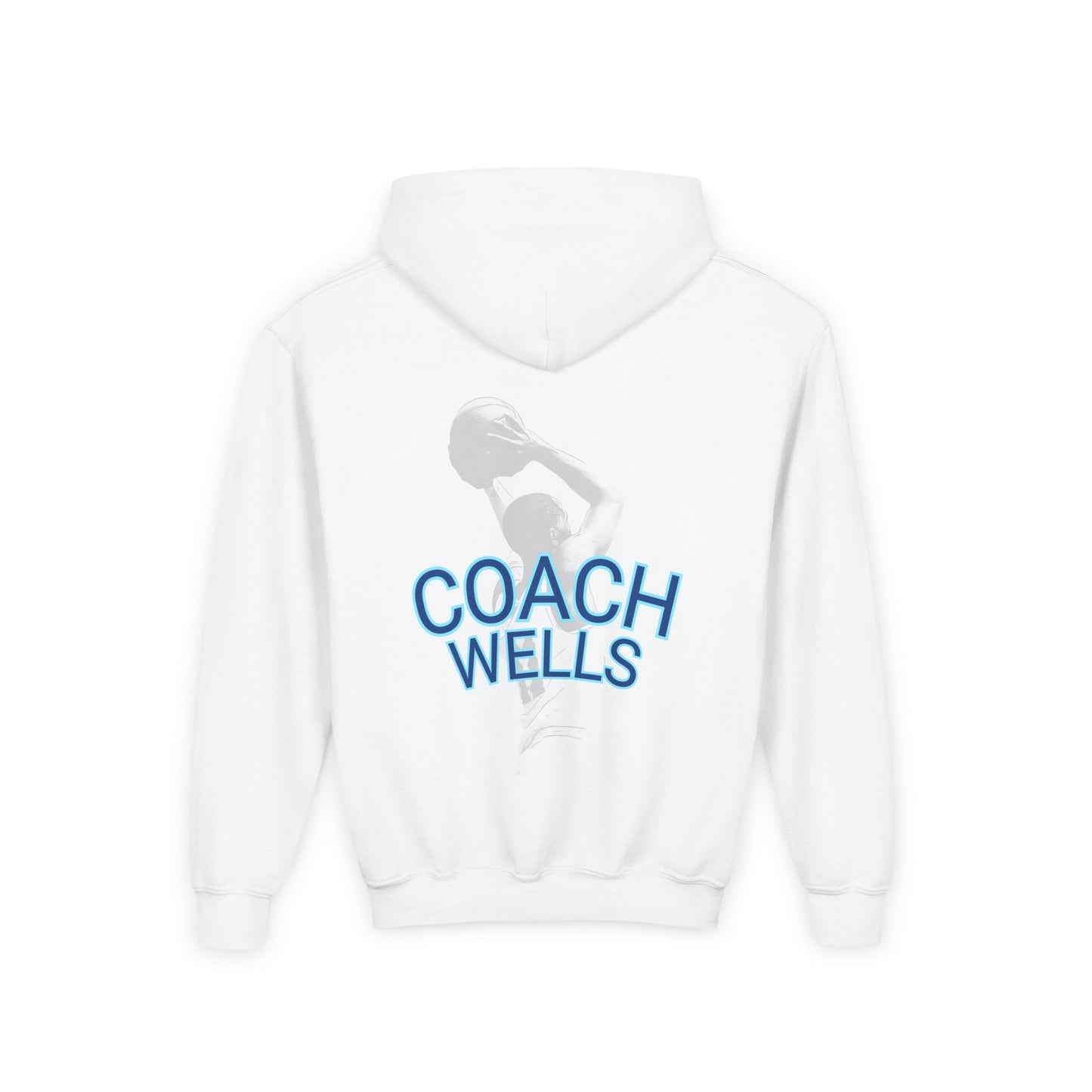 Coach Wells Youth Hoodie — Blessed Team Basketball Collage