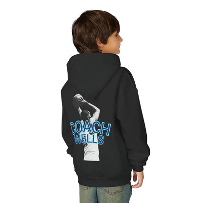 Coach Wells Youth Hoodie — Blessed Team Basketball Collage
