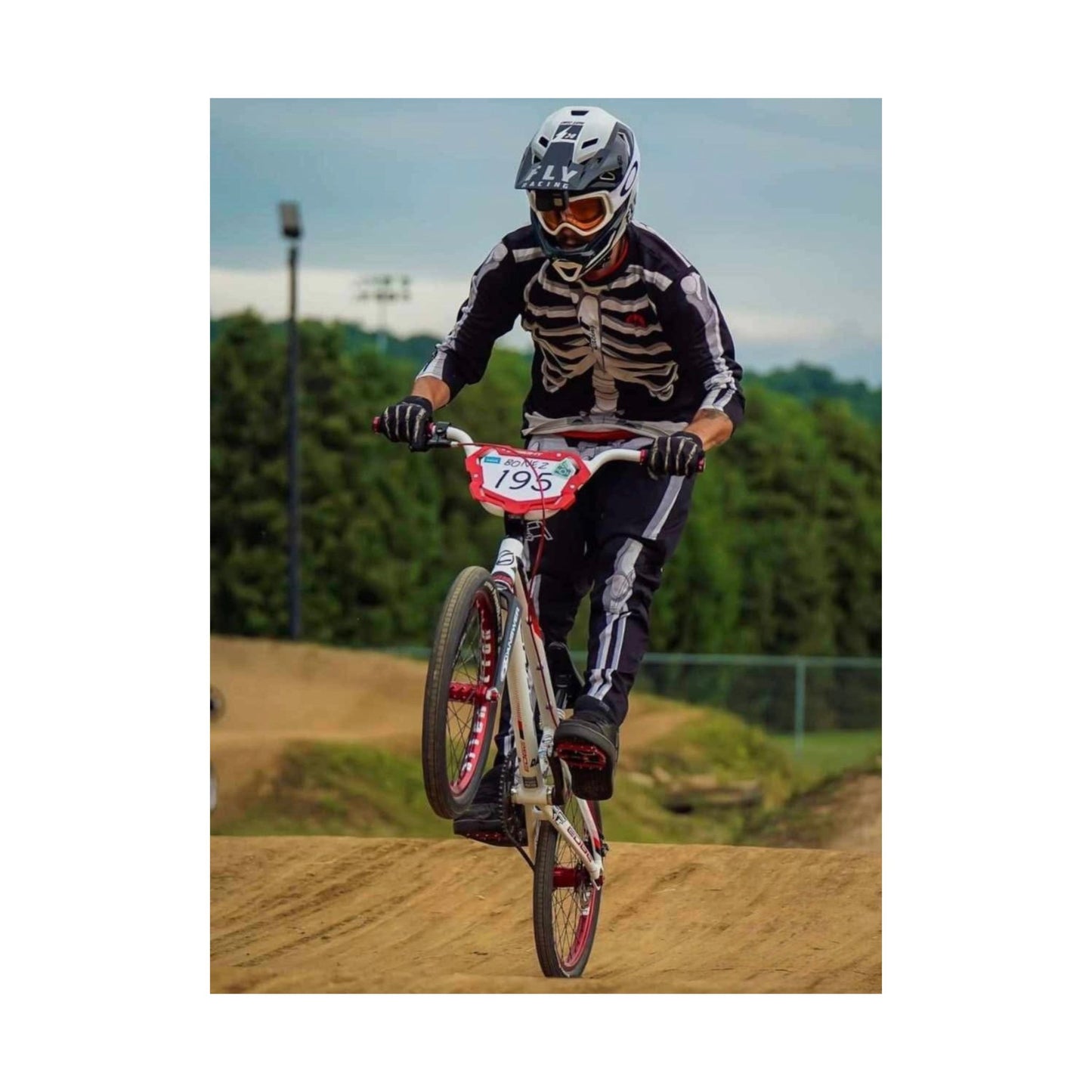 Copy of Copy of Copy of BMX Racer Matte Vertical Poster - Nate