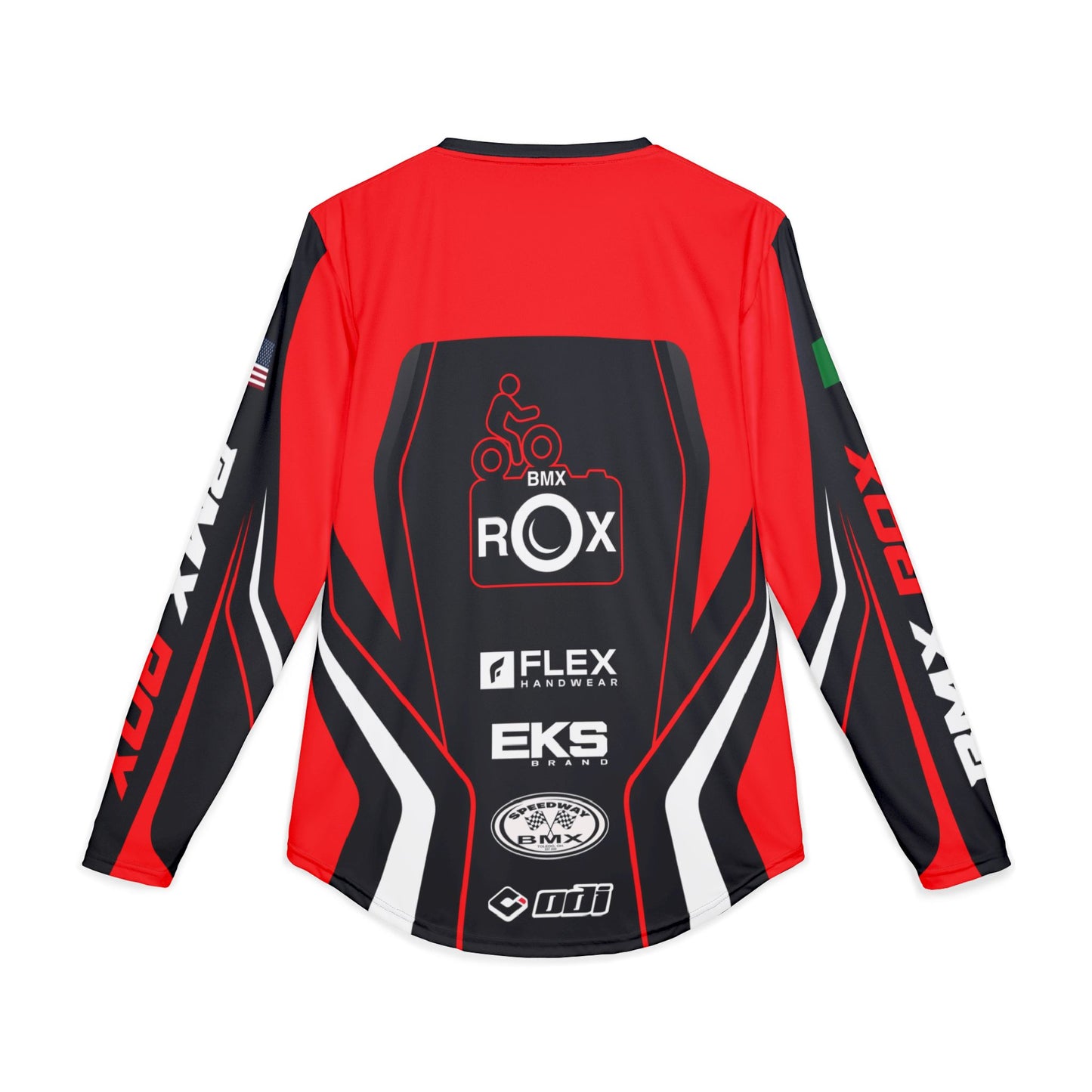 Copy of Copy of BMX Racing Long Sleeve Jersey — Rox Team Graphic UV Protection Shirt
