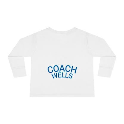 Toddler Long Sleeve Tee — "Blessed" Family & Basketball Photo Collage