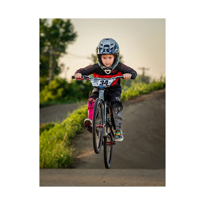 Copy of Copy of BMX Racer Matte Vertical Poster - Nate