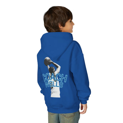 Coach Wells Youth Hoodie — Blessed Team Basketball Collage