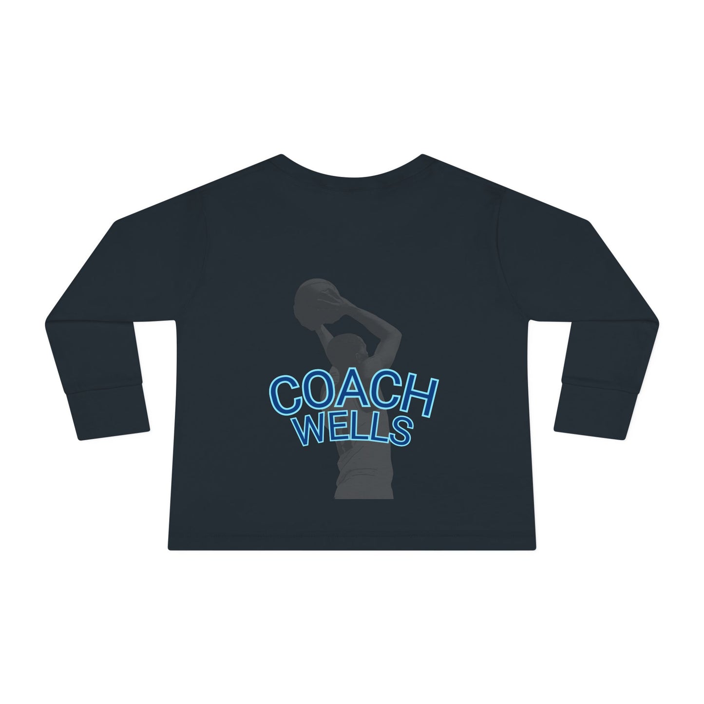 Toddler Long Sleeve Tee — "Blessed" Family & Basketball Photo Collage