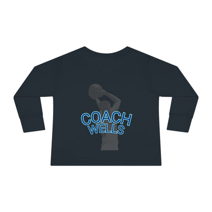 Toddler Long Sleeve Tee — "Blessed" Family & Basketball Photo Collage