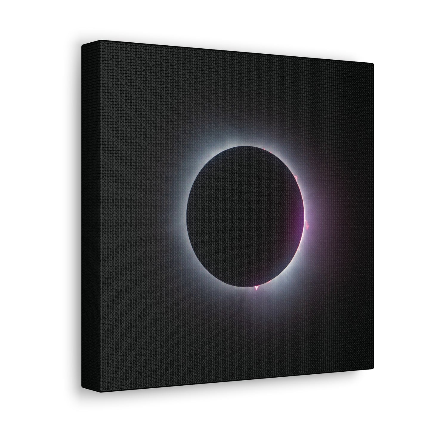 Prominence of Totality Eclipse on Canvas