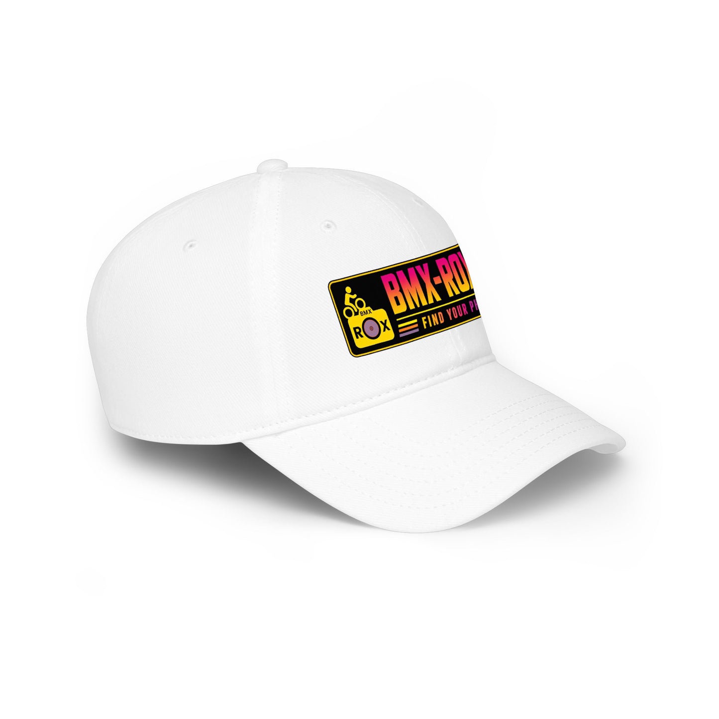 Copy of BMX-ROX Low Profile Baseball Cap — "Find Your Photos" Patch Hat