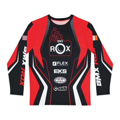 Copy of BMX Rox Racing Long Sleeve Jersey — Bold Orange & Purple BMX Team Shirt