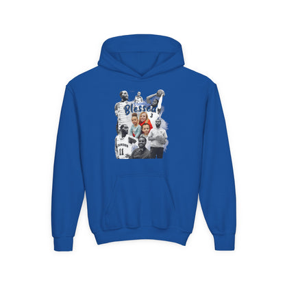 Coach Wells Youth Hoodie — Blessed Team Basketball Collage