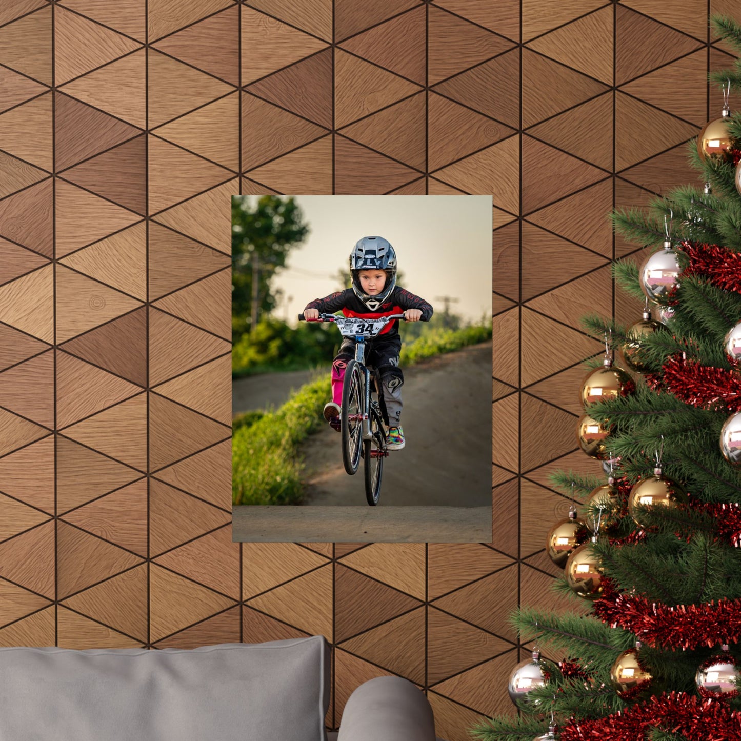 Copy of Copy of BMX Racer Matte Vertical Poster - Nate