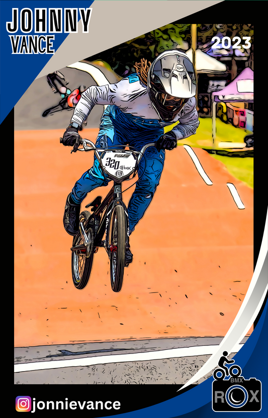 BMX ROX Trading Card Stickers - Jonnie Vance