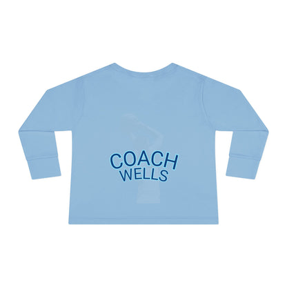 Toddler Long Sleeve Tee — "Blessed" Family & Basketball Photo Collage