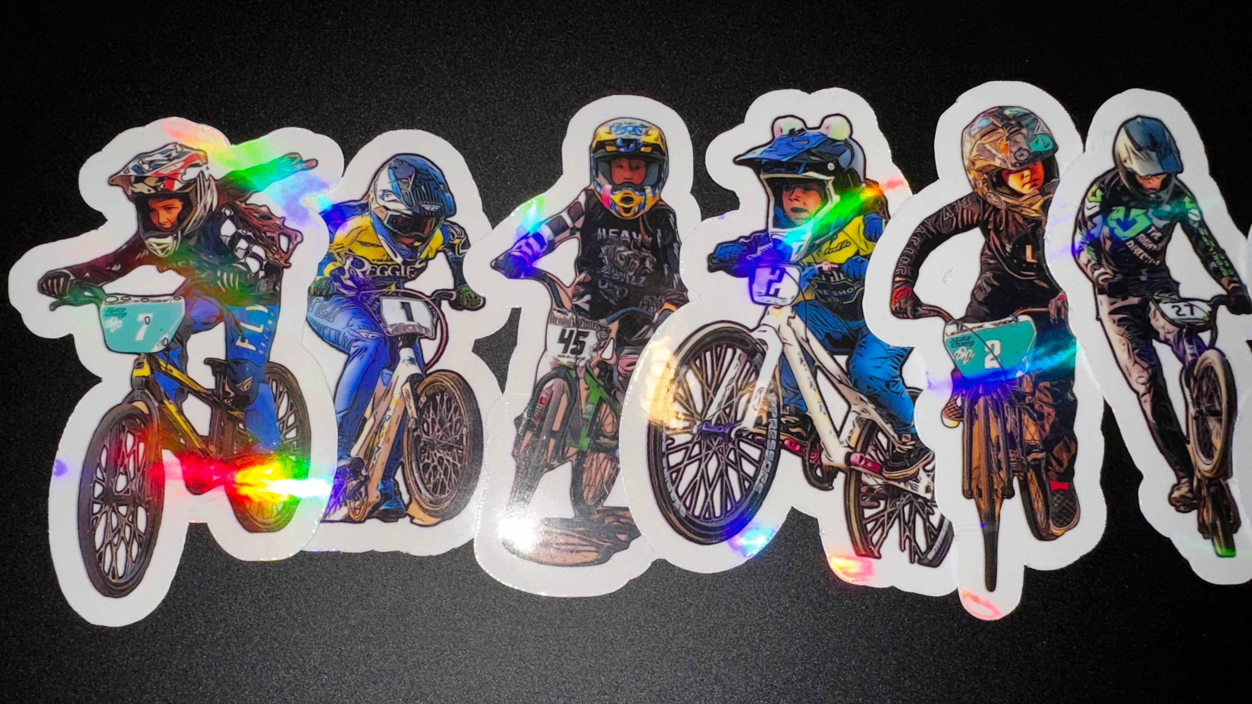 Custom Rider Stickers BMX ROX Photography Gifts